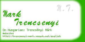 mark trencsenyi business card